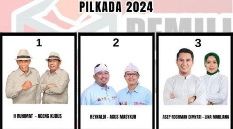 Tiga Pasang Calon Bupati Subang
