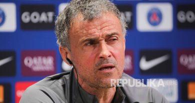 Pelatih Paris Saint Germain Luis Enrique.