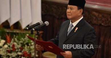 Presiden Prabowo Subianto di Istana Negara, Jakarta, Senin (21/10/2024). Prabowo disebut menimbang keanggotaan Indonesia di BRICS.