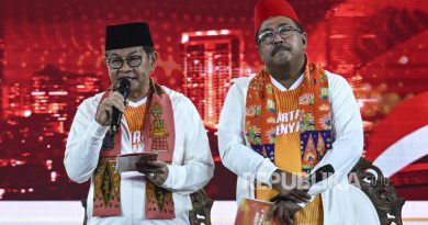 Pasangan calon Gubernur-Wakil Gubernur DKI Jakarta nomor urut tiga Pramono Anung (kiri) dan Rano Karno (kanan)