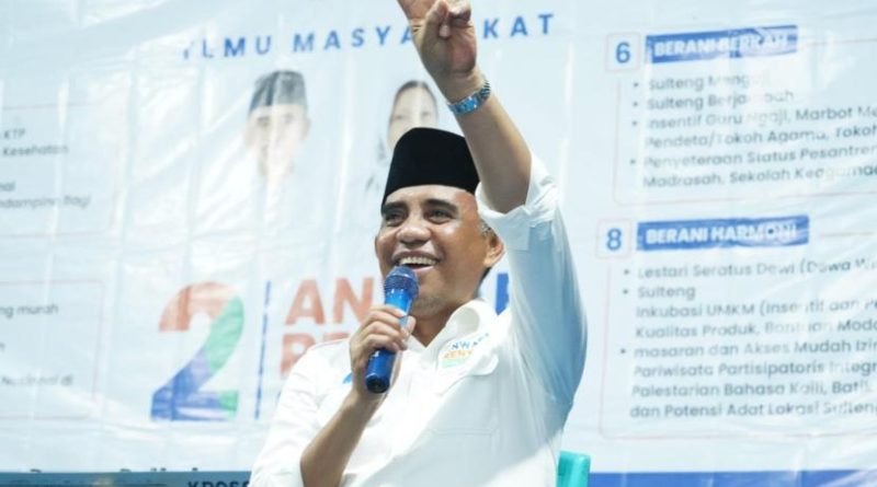 Calon Gubernur Sulawesi Tengah Anwar Hafid.