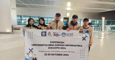 Dua kelompok usaha milik mahasiswa Universitas BSI (Bina Sarana Informatika) siap berpartisipasi dalam ajang bergengsi KMI Expo XV 2024.