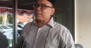 Mustofa Nahrawardaya di Dittipid Siber, Bareskrim Polri, Jakarta, Kamis (1/11).