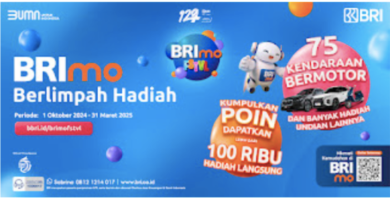 BRImo FSTVL merupakan program apresiasi dari BRI kepada seluruh nasabah Tabungan BRI.