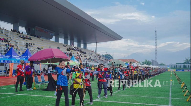 Kejuaraan Nasional (Kejurnas) Panahan Junior MilkLife Archery Challenge 2025 di Kabupaten Kudus.