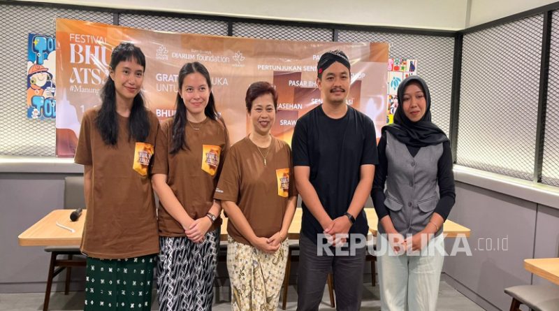 Konferensi pers Festival Bhumi Atsanti (FBA) IV yang akan digelar pada 1-3 Agustus 2025 mendatang di kawasan Borubudur.