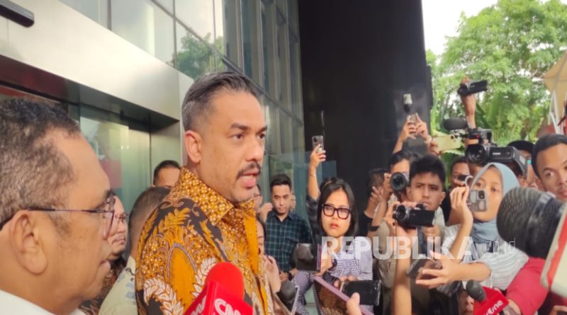 Menteri UMKM Maman Abdurrahman di Gedung Komisi Pemberantasan Korupsi (KPK), Jakarta Selatan, Jumat (4/7/2025).