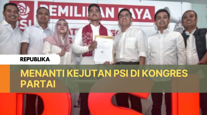 PSI Gelar Kongres Partai di Solo, Jokowi Hadir, Prabowo-Gibran Belum Konfirmasi