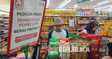Sejumlah Ritel Modern di Jaksel Batasi Pembelian Beras Premium