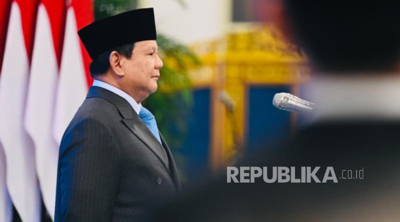 Presiden RI Jenderal (Purn) Prabowo Subianto.