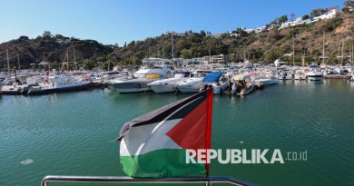 13 Kapal Global Sumud Flotilla Berlayar Menuju Gaza