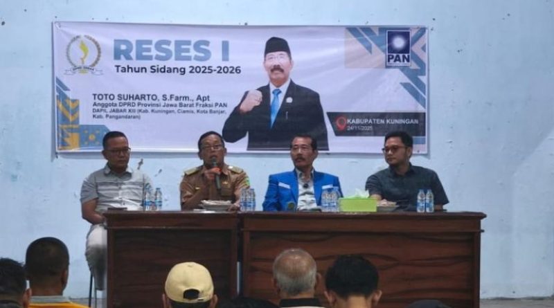 Legislator Jabar tampung aspirasi soal jalan usaha tani di Kuningan.