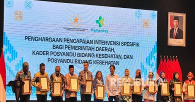 Kemenkes memberikan penghargaan atas upaya penurunan stunting, salah satu kepada Pemprov Kaltim.