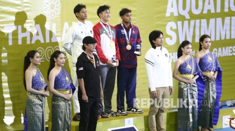 Renang Indonesia berjaya di SEA Games Thailand yang berlangsung di Swimming Pool, Sports Authority of Thailand, Bangkok, Sabtu (13/12/2025).