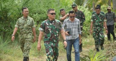 Korem 133 tinjau cetak sawah dan irigasi tersier Pohuwato, Gorontalo.