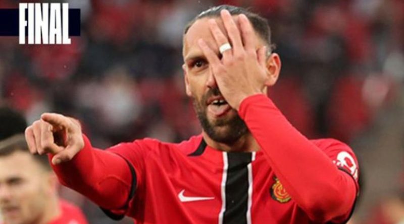 Trigol Muriqi warnai kemenangan 3-2 Mallorca atas Athletic Club.