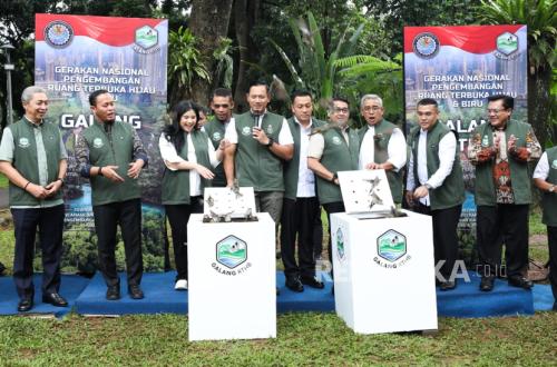 Jalankan Program ASRI Presiden, AHY Pacu Pengembangan Ruang Terbuka Hijau dan Biru